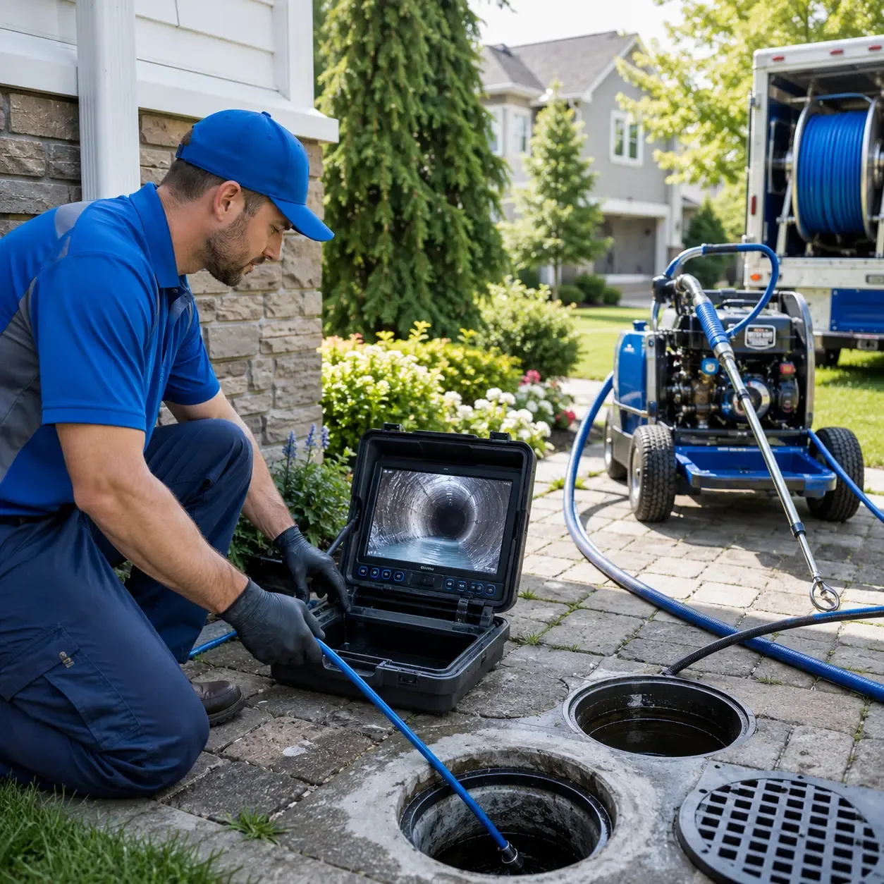 Outdoor drain cleaning professionals serving Houston, MS